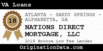 NATIONS DIRECT MORTGAGE VA Loans bronze
