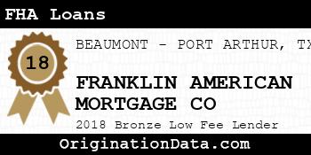 FRANKLIN AMERICAN MORTGAGE CO FHA Loans bronze