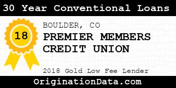 PREMIER MEMBERS CREDIT UNION 30 Year Conventional Loans gold