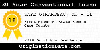 First Missouri State Bank of Cape County 30 Year Conventional Loans gold