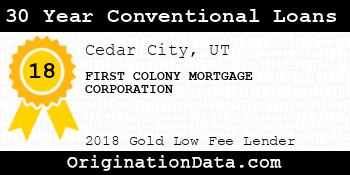 FIRST COLONY MORTGAGE CORPORATION 30 Year Conventional Loans gold