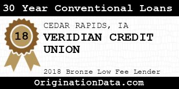 VERIDIAN CREDIT UNION 30 Year Conventional Loans bronze