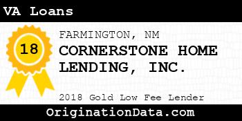 CORNERSTONE HOME LENDING VA Loans gold