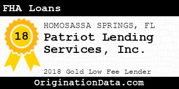 Patriot Lending Services FHA Loans gold