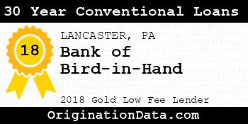 Bank of Bird-in-Hand 30 Year Conventional Loans gold