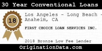 FIRST CHOICE LOAN SERVICES 30 Year Conventional Loans bronze