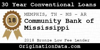 Community Bank of Mississippi 30 Year Conventional Loans bronze