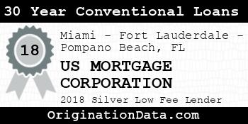 US MORTGAGE CORPORATION 30 Year Conventional Loans silver