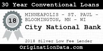 City National Bank 30 Year Conventional Loans silver