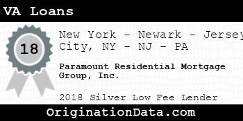 Paramount Residential Mortgage Group VA Loans silver