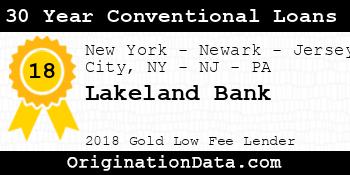 Lakeland Bank 30 Year Conventional Loans gold