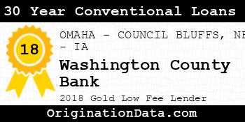 Washington County Bank 30 Year Conventional Loans gold