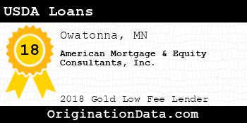 American Mortgage & Equity Consultants USDA Loans gold