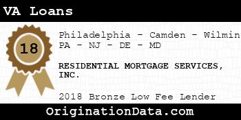 RESIDENTIAL MORTGAGE SERVICES VA Loans bronze