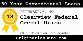 Clearview Federal Credit Union 30 Year Conventional Loans gold