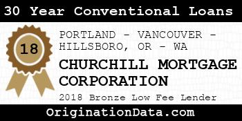 CHURCHILL MORTGAGE CORPORATION 30 Year Conventional Loans bronze
