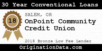 OnPoint Community Credit Union 30 Year Conventional Loans bronze
