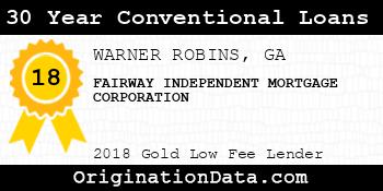 FAIRWAY INDEPENDENT MORTGAGE CORPORATION 30 Year Conventional Loans gold