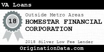 HOMESTAR FINANCIAL CORPORATION VA Loans silver