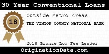 THE VINTON COUNTY NATIONAL BANK 30 Year Conventional Loans bronze