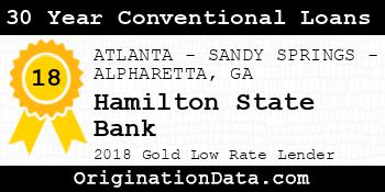 Hamilton State Bank 30 Year Conventional Loans gold