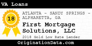 First Mortgage Solutions VA Loans gold