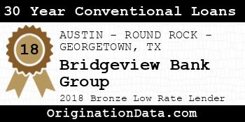 Bridgeview Bank Group 30 Year Conventional Loans bronze