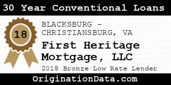 First Heritage Mortgage 30 Year Conventional Loans bronze