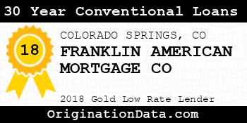 FRANKLIN AMERICAN MORTGAGE CO 30 Year Conventional Loans gold