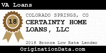 CERTAINTY HOME LOANS VA Loans bronze