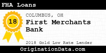 First Merchants Bank FHA Loans gold