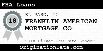 FRANKLIN AMERICAN MORTGAGE CO FHA Loans silver