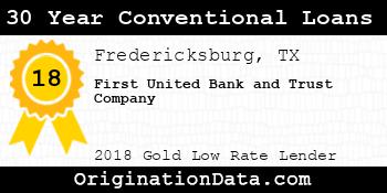 First United Bank and Trust Company 30 Year Conventional Loans gold