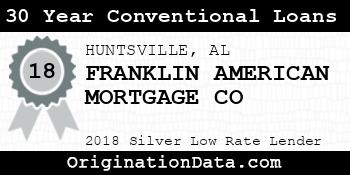 FRANKLIN AMERICAN MORTGAGE CO 30 Year Conventional Loans silver