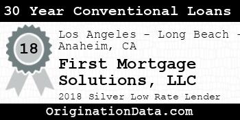 First Mortgage Solutions 30 Year Conventional Loans silver