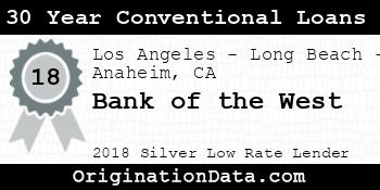 Bank of the West 30 Year Conventional Loans silver