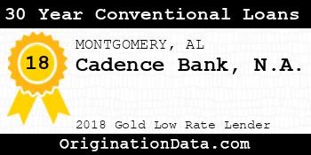 Cadence Bank N.A. 30 Year Conventional Loans gold
