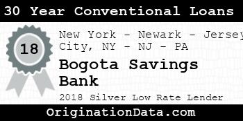 Bogota Savings Bank 30 Year Conventional Loans silver
