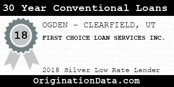 FIRST CHOICE LOAN SERVICES 30 Year Conventional Loans silver