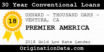 PREMIER AMERICA 30 Year Conventional Loans gold