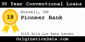 Pioneer Bank 30 Year Conventional Loans gold