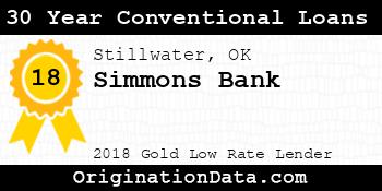 Simmons Bank 30 Year Conventional Loans gold
