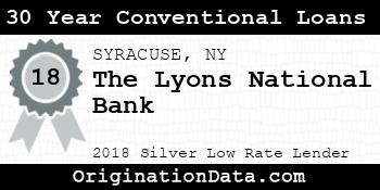 The Lyons National Bank 30 Year Conventional Loans silver