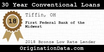 First Federal Bank of the Midwest 30 Year Conventional Loans bronze