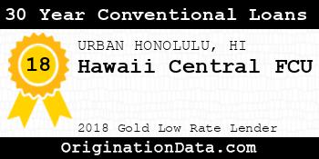 Hawaii Central FCU 30 Year Conventional Loans gold