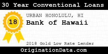 Bank of Hawaii 30 Year Conventional Loans gold