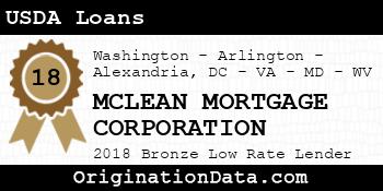 MCLEAN MORTGAGE CORPORATION USDA Loans bronze