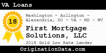 First Mortgage Solutions VA Loans gold