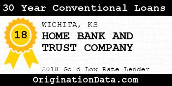 HOME BANK AND TRUST COMPANY 30 Year Conventional Loans gold