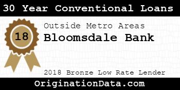 Bloomsdale Bank 30 Year Conventional Loans bronze